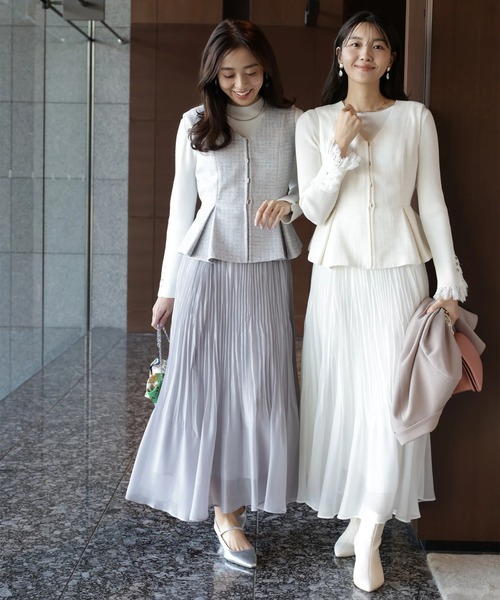 JUSGLITTY（ジャスグリッティー）の「スプリングジャンスカワンピース（ワンピース・レディース・ホワイト・2/1/0）」の14枚目の写真