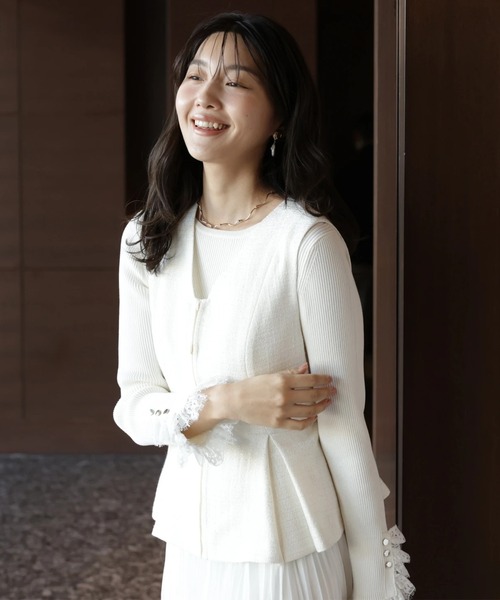 JUSGLITTY（ジャスグリッティー）の「スプリングジャンスカワンピース（ワンピース・レディース・ホワイト・2/1/0）」の18枚目の写真