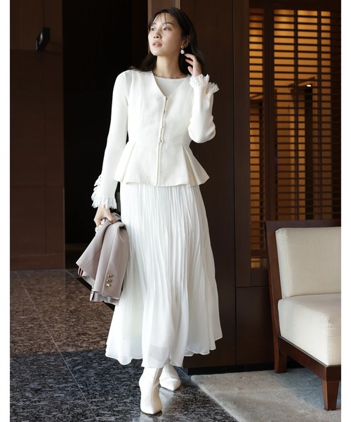 JUSGLITTY（ジャスグリッティー）の「スプリングジャンスカワンピース（ワンピース・レディース・ホワイト・2/1/0）」の19枚目の写真