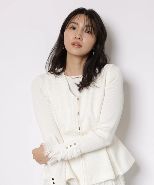 JUSGLITTY（ジャスグリッティー）の「スプリングジャンスカワンピース（ワンピース・レディース・ホワイト・2/1/0）」の3枚目の写真