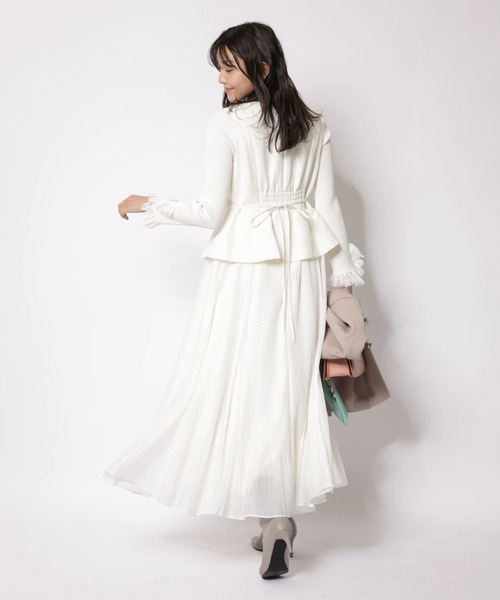 JUSGLITTY（ジャスグリッティー）の「スプリングジャンスカワンピース（ワンピース・レディース・ホワイト・2/1/0）」の6枚目の写真