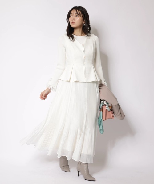 JUSGLITTY（ジャスグリッティー）の「スプリングジャンスカワンピース（ワンピース・レディース・ホワイト・2/1/0）」の8枚目の写真