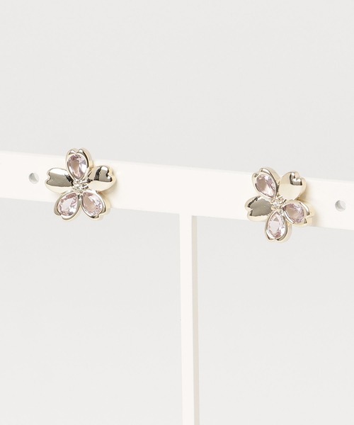 gargle(ガーグル)の「gargle ガーグル:SAKURAシリーズ サクラキラリ 桜 さくら ピアス(ピアス(両耳用)・レディース・ゴールド/ピンクゴールド・FREE)」の8枚目の写真