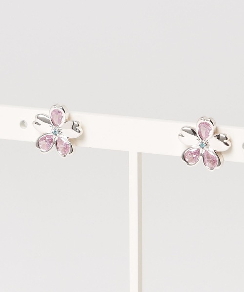 gargle(ガーグル)の「gargle ガーグル:SAKURAシリーズ サクラキラリ 桜 さくら ピアス(ピアス(両耳用)・レディース・ゴールド/ピンクゴールド・FREE)」の9枚目の写真