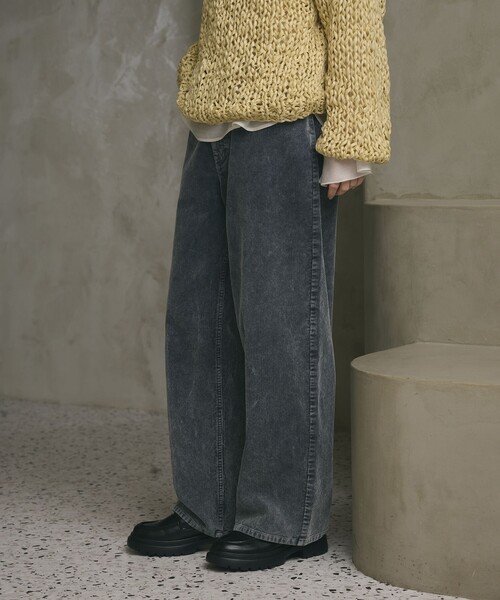 BEAUTY&YOUTH UNITED ARROWS（ビューティーアンドユースユナイテッドアローズ）の「オーバーダイ コーデュロイ ５ポケットパンツ（その他パンツ・レディース・グレー系/ベージュ・M/S/XS）」の6枚目の写真