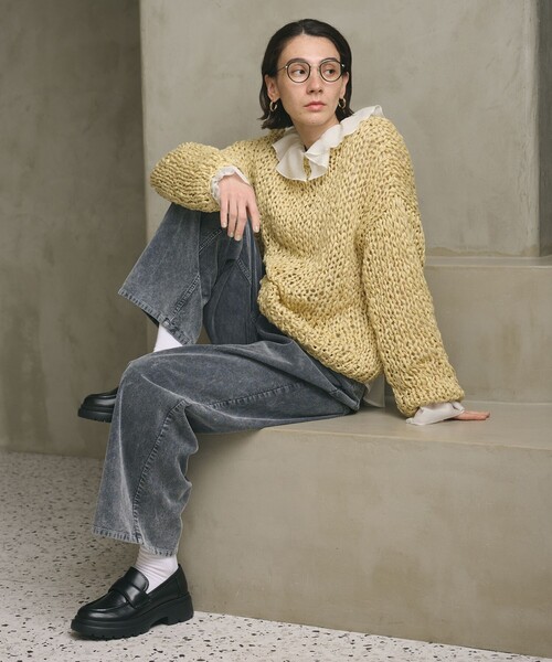 BEAUTY&YOUTH UNITED ARROWS（ビューティーアンドユースユナイテッドアローズ）の「オーバーダイ コーデュロイ ５ポケットパンツ（その他パンツ・レディース・グレー系/ベージュ・M/S/XS）」の7枚目の写真