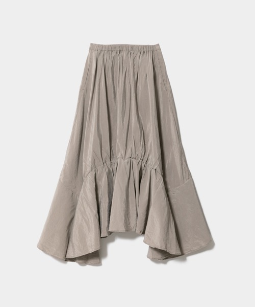 beautiful people（ビューティフルピープル）の「double-end sand wash  silk flare skirt（スカート・レディース・ブラック・34）」の11枚目の写真