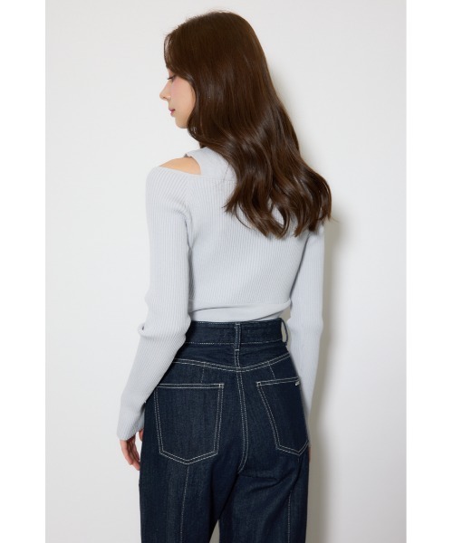 rienda(リエンダ)の「レイヤードニットトップス 春服(ニット/セーター・レディース・ライトイエロー/ライトブルー/ライトブラック・FREE)」の14枚目の写真