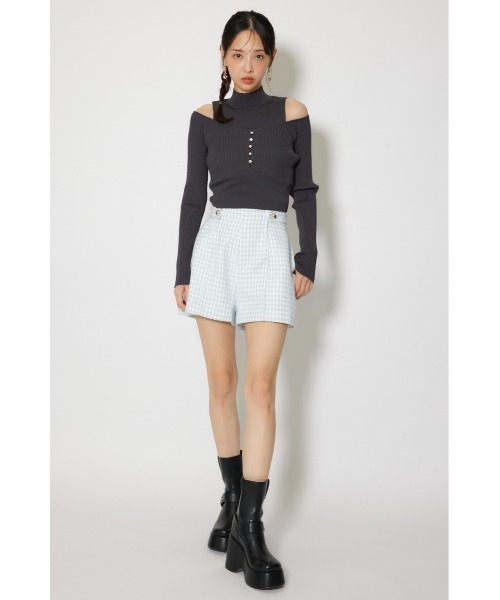 rienda(リエンダ)の「レイヤードニットトップス 春服(ニット/セーター・レディース・ライトイエロー/ライトブルー/ライトブラック・FREE)」の8枚目の写真