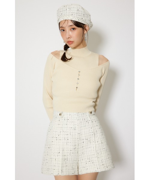 rienda(リエンダ)の「レイヤードニットトップス 春服(ニット/セーター・レディース・ライトイエロー/ライトブルー/ライトブラック・FREE)」の19枚目の写真