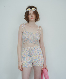 TAFFY CANDY SHORTS, PINK MARBLE