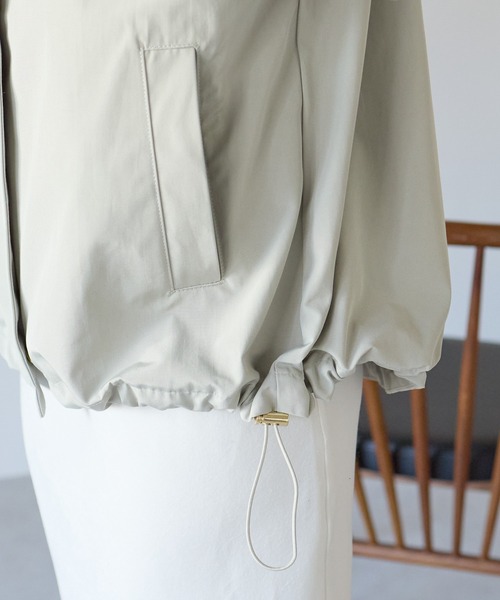 PREFERIR(プレフェリール)の「【大人きれいめ】撥水加工 スプリングパーカー(マウンテンパーカー・レディース・ブラック/ネイビー/キャメル/ライトグリーン・FREE)」の22枚目の写真