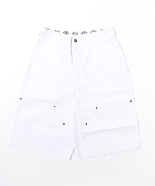 Dickies(ディッキーズ)の「【ムラサキスポーツ限定】Dickies/ディッキーズ ハーフパンツ ショートパンツ ダブルニー バギーショーツ ワイドシルエット DY0003(その他パンツ・レディース・オリーブ/ブラック/ホワイト/カーキブラウン・L/M)」の6枚目の写真