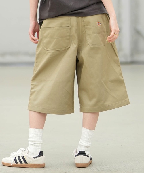 Dickies(ディッキーズ)の「【ムラサキスポーツ限定】Dickies/ディッキーズ ハーフパンツ ショートパンツ ダブルニー バギーショーツ ワイドシルエット DY0003(その他パンツ・レディース・オリーブ/ブラック/ホワイト/カーキブラウン・L/M)」の19枚目の写真