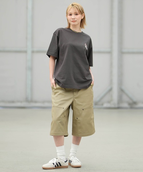 Dickies(ディッキーズ)の「【ムラサキスポーツ限定】Dickies/ディッキーズ ハーフパンツ ショートパンツ ダブルニー バギーショーツ ワイドシルエット DY0003(その他パンツ・レディース・オリーブ/ブラック/ホワイト/カーキブラウン・L/M)」の20枚目の写真