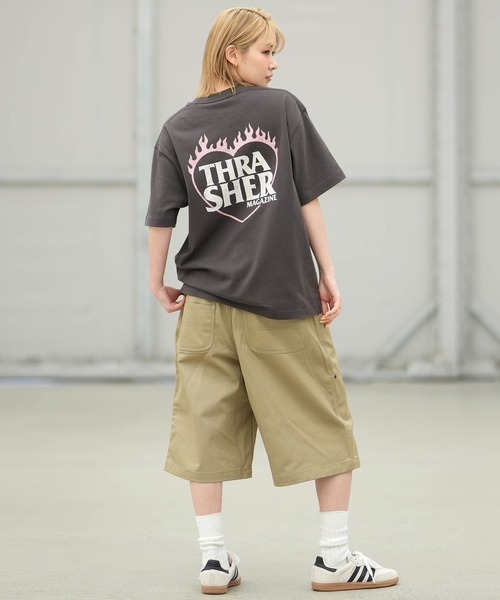 Dickies(ディッキーズ)の「【ムラサキスポーツ限定】Dickies/ディッキーズ ハーフパンツ ショートパンツ ダブルニー バギーショーツ ワイドシルエット DY0003(その他パンツ・レディース・オリーブ/ブラック/ホワイト/カーキブラウン・L/M)」の22枚目の写真