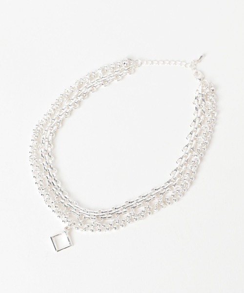 HARE（ハレ）の「チェーンデザインチョーカー(HARE)（チョーカー・レディース・シルバー・FREE）」の6枚目の写真