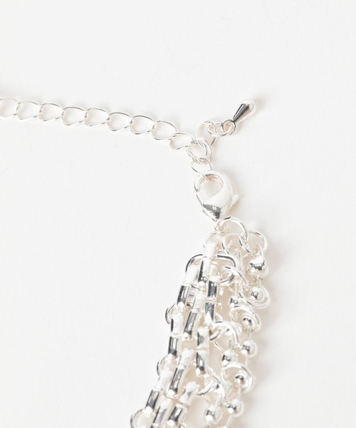 HARE（ハレ）の「チェーンデザインチョーカー(HARE)（チョーカー・レディース・シルバー・FREE）」の2枚目の写真