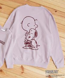 THE SHOP TK | PEANUTS / ピーナッツ スヌーピー ミニ裏毛スウェット(スウェット)