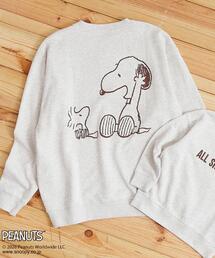 THE SHOP TK  | PEANUTS ／ ピーナッツ スヌーピー ミニ裏毛スウェット(スウェット)