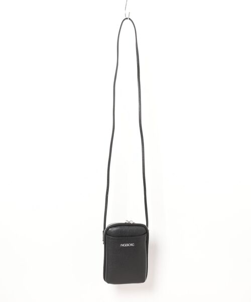 INGEBORG(インゲボルグ)の「レザースマホショルダー(ショルダーバッグ・レディース・ブルー/シルバー/レッド/アイボリー/ブラック・FREE)」の2枚目の写真