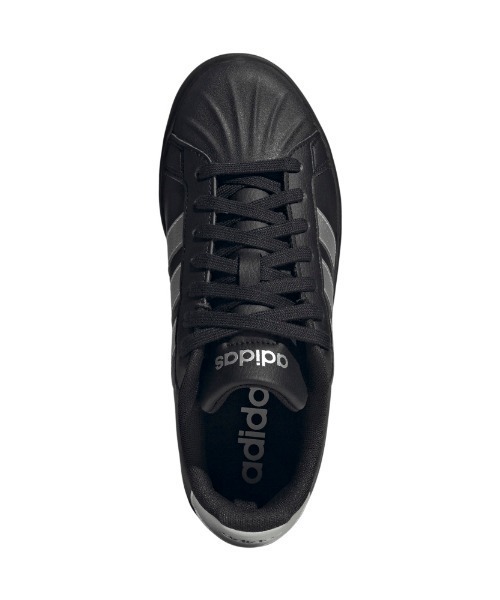 adidas(アディダス)の「アディダス adidas ストリートトーク(スニーカー・レディース・ブラック×シルバー・23.0cm/23.5cm/24.0cm/24.5cm/25.0cm)」の14枚目の写真