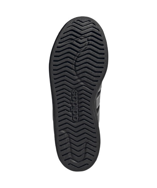 adidas(アディダス)の「アディダス adidas ストリートトーク(スニーカー・レディース・ブラック×シルバー・23.0cm/23.5cm/24.0cm/24.5cm/25.0cm)」の4枚目の写真