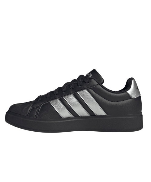 adidas(アディダス)の「アディダス adidas ストリートトーク(スニーカー・レディース・ブラック×シルバー・23.0cm/23.5cm/24.0cm/24.5cm/25.0cm)」の11枚目の写真