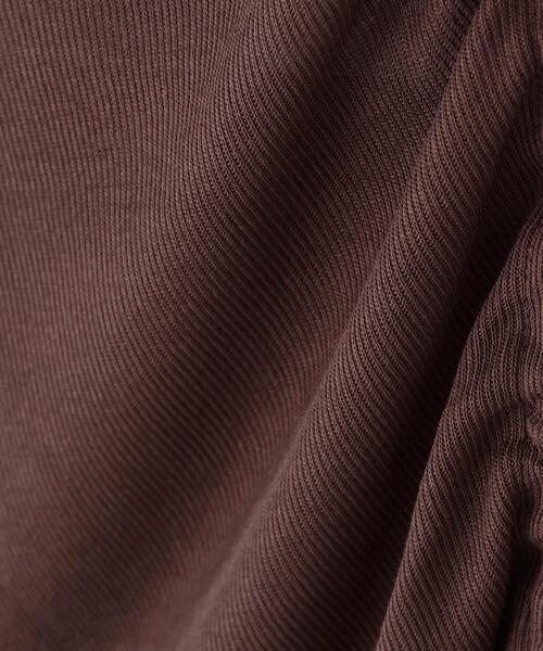 FREE'S MART（フリーズマート）の「◆ワンショルシャーリングテレコカットソー（Tシャツ/カットソー・レディース・ホワイト/グレー/ブラック/ブラウン・FREE）」の5枚目の写真