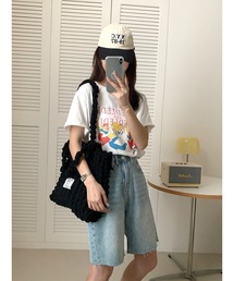 Bling Leads（ブリングリーズ）の「【Bls】【ZA】【Bling Leads】ポップコーン柄　キルティングショルダーバッグ（ショルダーバッグ）」