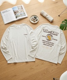 TOM&JERRY（トムアンドジェリー）の「【TOM&JERRY/トムとジェリー】キャラクタープリントロングスリーブＴシャツ（QUICK DRY）/ユニセックス（Tシャツ/カットソー）」