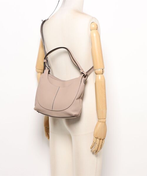LORISTELLA(ロリステッラ)の「【LORISTELLA】ソフトレザーデイリー2WAYバッグ(Q66427)(トートバッグ・レディース・グレー・ALL)」の5枚目の写真