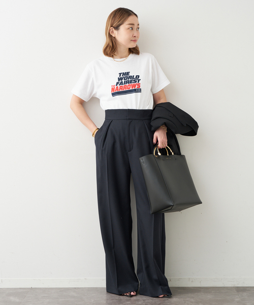 Deuxieme Classe（ドゥーズィエムクラス）の「CITY OF NYC Tシャツ（Tシャツ/カットソー・レディース・ネイビー/ホワイト・FREE）」の3枚目の写真