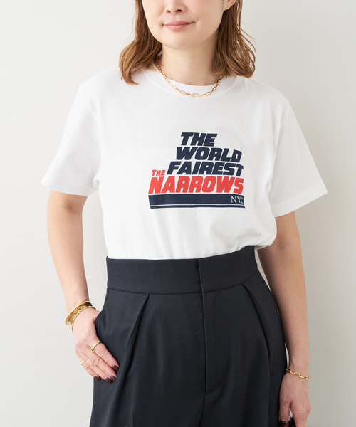 Deuxieme Classe（ドゥーズィエムクラス）の「CITY OF NYC Tシャツ（Tシャツ/カットソー・レディース・ネイビー/ホワイト・FREE）」の5枚目の写真