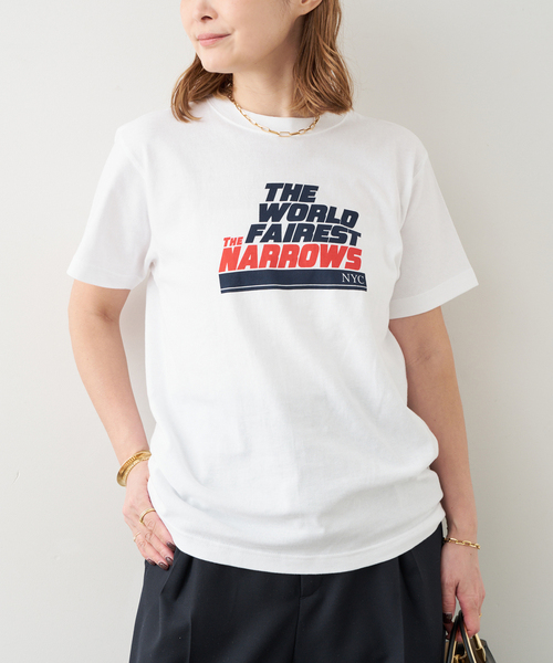 Deuxieme Classe（ドゥーズィエムクラス）の「CITY OF NYC Tシャツ（Tシャツ/カットソー・レディース・ネイビー/ホワイト・FREE）」の6枚目の写真