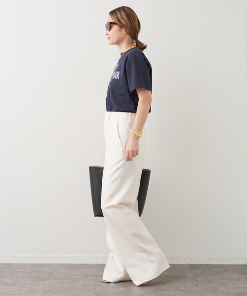 Deuxieme Classe（ドゥーズィエムクラス）の「CITY OF NYC Tシャツ（Tシャツ/カットソー・レディース・ネイビー/ホワイト・FREE）」の17枚目の写真