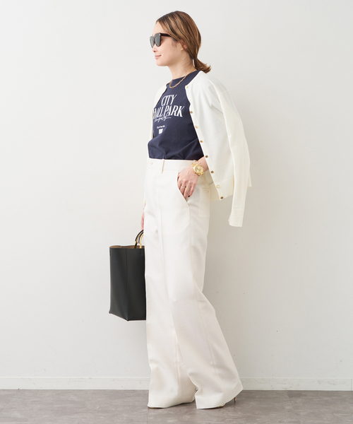 Deuxieme Classe（ドゥーズィエムクラス）の「CITY OF NYC Tシャツ（Tシャツ/カットソー・レディース・ネイビー/ホワイト・FREE）」の21枚目の写真