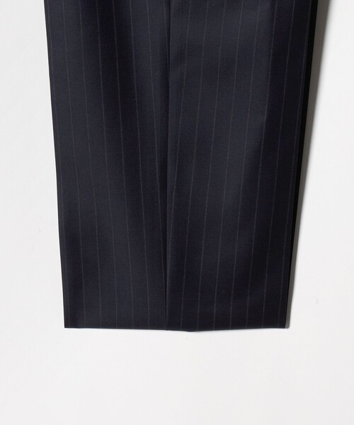 Caruso（カルーゾ）の「＜CARUSO＞ストライプ ワイド 2プリーツ スラックス（スラックス・メンズ・ネイビー・46）」の7枚目の写真