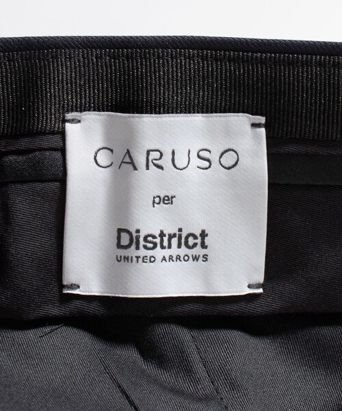 Caruso（カルーゾ）の「＜CARUSO＞ストライプ ワイド 2プリーツ スラックス（スラックス・メンズ・ネイビー・46）」の9枚目の写真