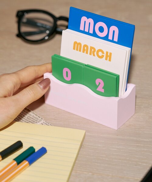 SAHIR（サヒール）の「【SAHIR サヒール】perpetual calendar（インテリア雑貨・レディース・ピンク・0）」の3枚目の写真