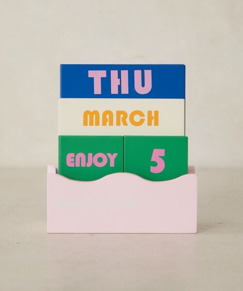 SAHIR（サヒール）の「【SAHIR サヒール】perpetual calendar（インテリア雑貨・レディース・ピンク・0）」の7枚目の写真