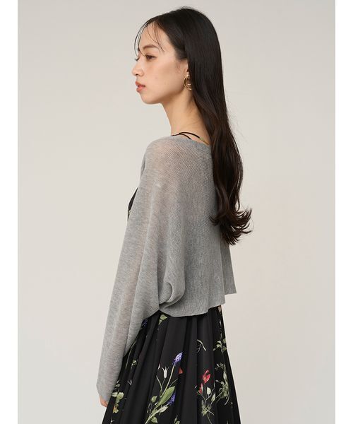 SNIDEL（スナイデル）の「シアーボレロカーディガン（カーディガン/ボレロ・レディース・アイボリー/グレー/イエロー・F）」の10枚目の写真