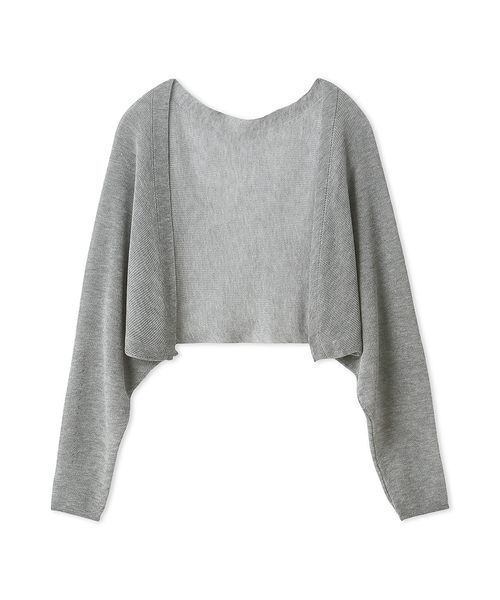 SNIDEL（スナイデル）の「シアーボレロカーディガン（カーディガン/ボレロ・レディース・アイボリー/グレー/イエロー・F）」の7枚目の写真