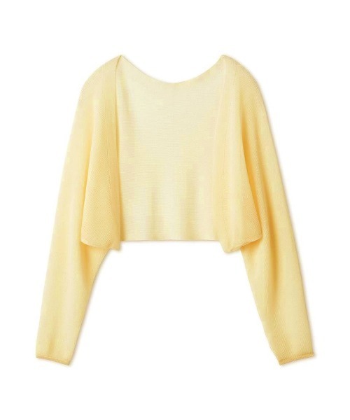 SNIDEL（スナイデル）の「シアーボレロカーディガン（カーディガン/ボレロ・レディース・アイボリー/グレー/イエロー・F）」の3枚目の写真