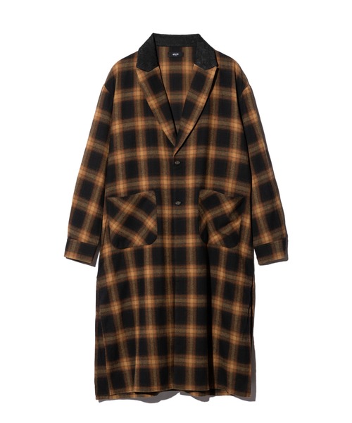 glamb（グラム）の「Extra Long Gown Shirt / エクストラロングシャツ（シャツ/ブラウス・メンズ・ブラック/イエロー・S/M/L）」の5枚目の写真