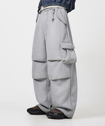 DIMITRI BLACK（ディミトリブラック）の「M65パラシュートカーブドパンツ_スウェットメランジ（スウェットパンツ）」