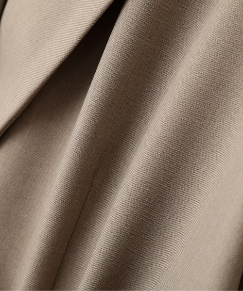 JILL by JILL STUART(ジルバイジルスチュアート)の「セットアップ対応ドライタッチフリルヘムジャケット(テーラードジャケット・レディース・モカ/ベージュ/グレー・FREE)」の18枚目の写真