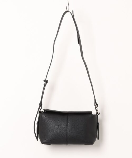 NiiNa(ニーナ)の「【 NiiNa / ニーナ 】高品質レザースクエアシルエットショルダーバッグ(長さ調整可能)(ショルダーバッグ・レディース・ホワイト/ブラウン/ダークブラウン/ブラック・FREE)」の1枚目の写真