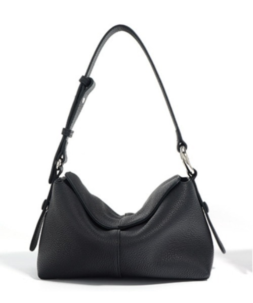 NiiNa(ニーナ)の「【 NiiNa / ニーナ 】高品質レザースクエアシルエットショルダーバッグ(長さ調整可能)(ショルダーバッグ・レディース・ホワイト/ブラウン/ダークブラウン/ブラック・FREE)」の10枚目の写真