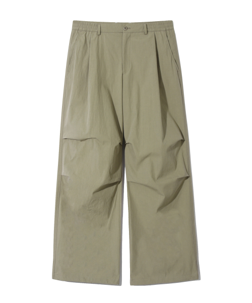 BASEMOMENT(ベースモーメント)の「CN ワイドパラシュートパンツ ライトカーキ(その他パンツ・メンズ・その他・MEDIUM/LARGE/X-LARGE)」の2枚目の写真